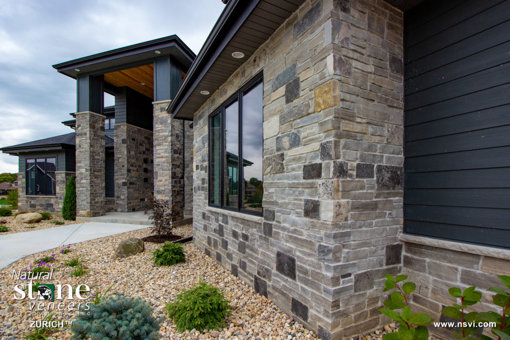 Graphite Falls™ - Residential Exterior - Fond du Lac Natural Stone